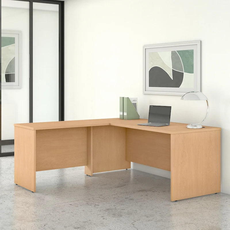72"W L-Shaped Office Desk with 42" Return - Commercial Grade