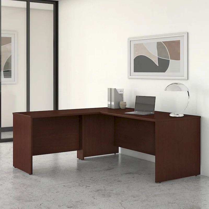 72"W L-Shaped Office Desk with 42" Return - Commercial Grade