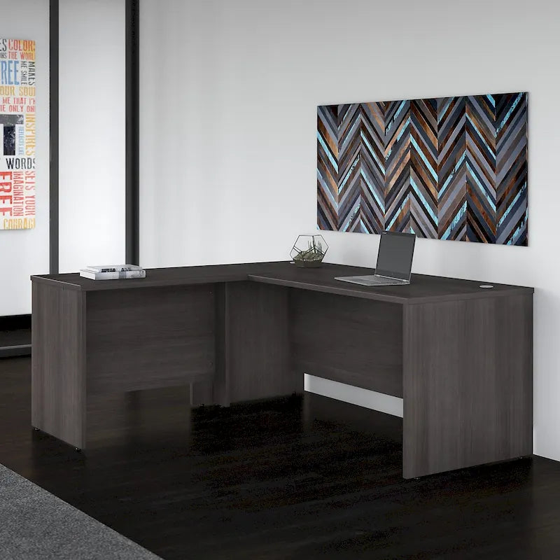 72"W L-Shaped Office Desk with 42" Return - Commercial Grade