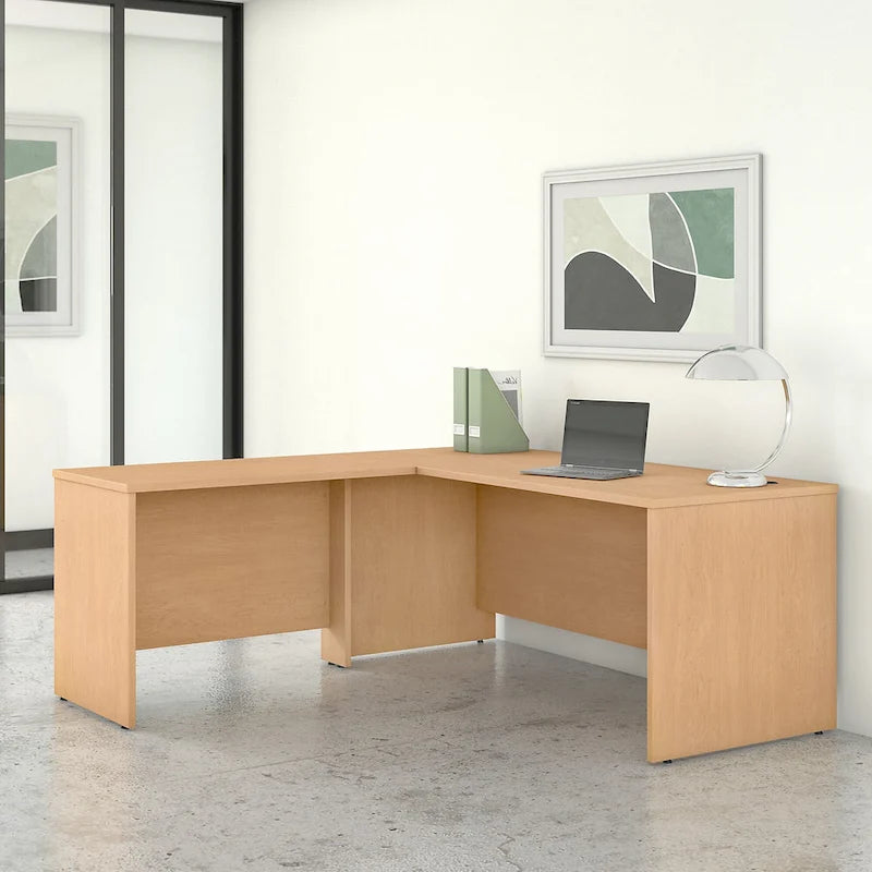 72"W L-Shaped Office Desk with 42" Return - Commercial Grade