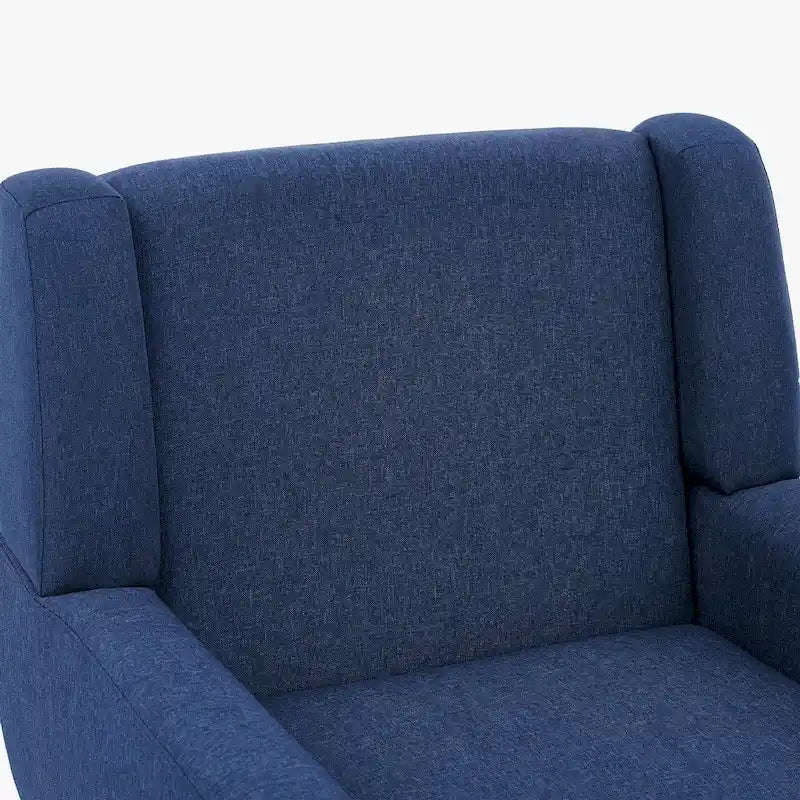 Upholstered Wide Back Accent Armchair - 400 lb Capacity