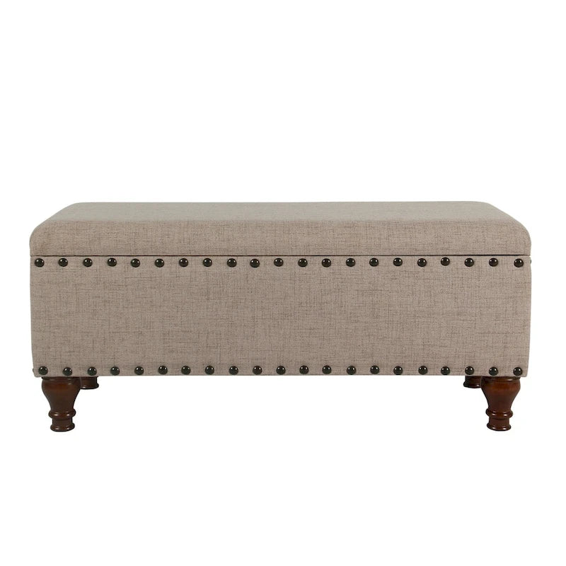 Copper Grove Raush Tufted Linen Storage Bench