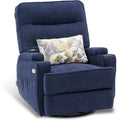 Electric Power Swivel Glider Recliner with Heat and Massage