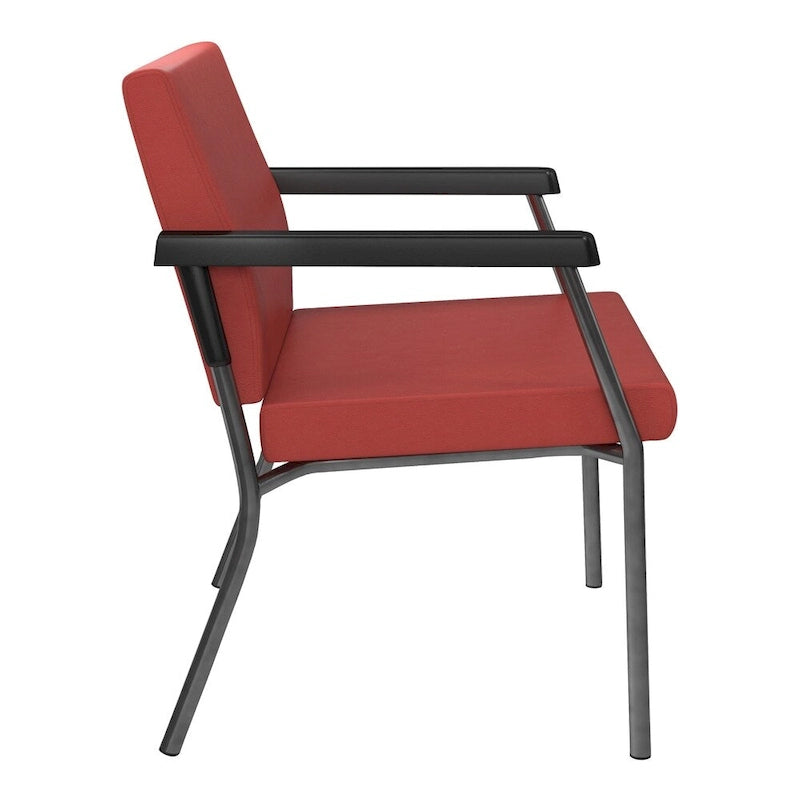 Bariatric Big and Tall Guest Chair - 400 lb Capacity with PU Arm Pads