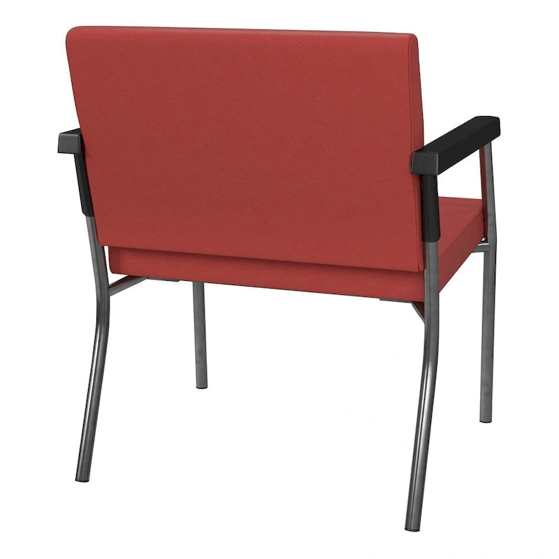 Bariatric Big and Tall Guest Chair - 400 lb Capacity with PU Arm Pads