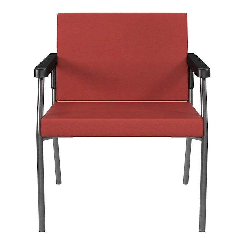 Bariatric Big and Tall Guest Chair - 400 lb Capacity with PU Arm Pads