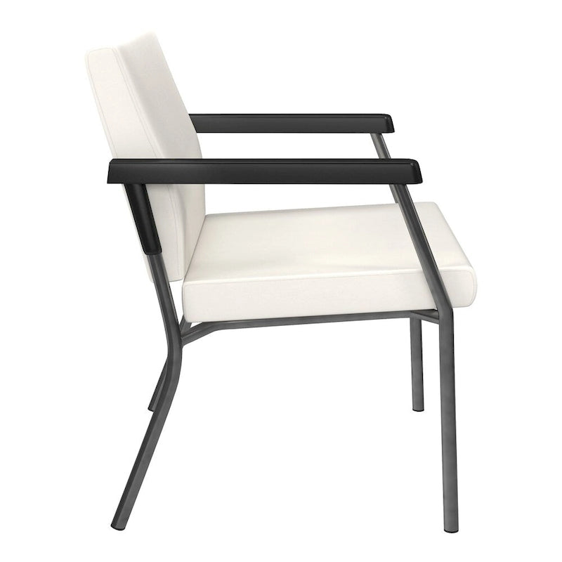 Bariatric Big and Tall Guest Chair - 400 lb Capacity with PU Arm Pads