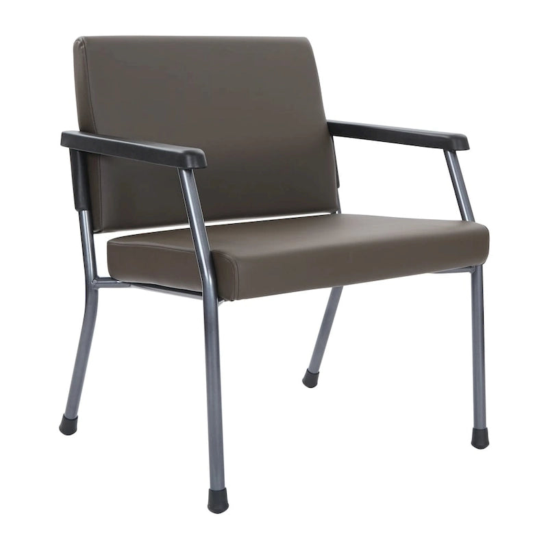 Bariatric Big and Tall Guest Chair - 400 lb Capacity with PU Arm Pads