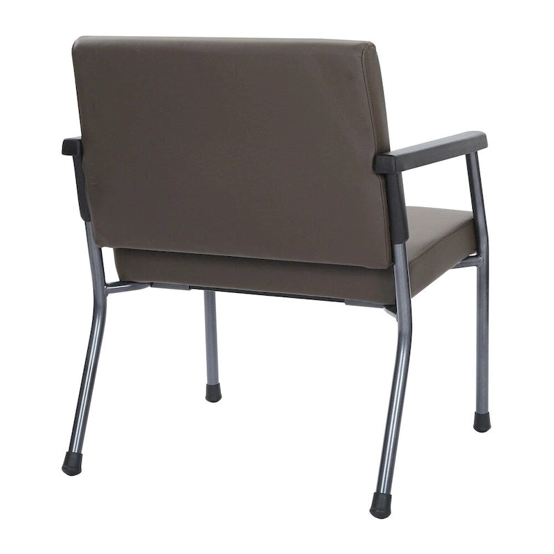 Bariatric Big and Tall Guest Chair - 400 lb Capacity with PU Arm Pads