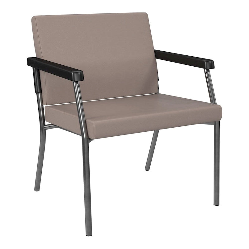 Bariatric Big and Tall Guest Chair - 400 lb Capacity with PU Arm Pads
