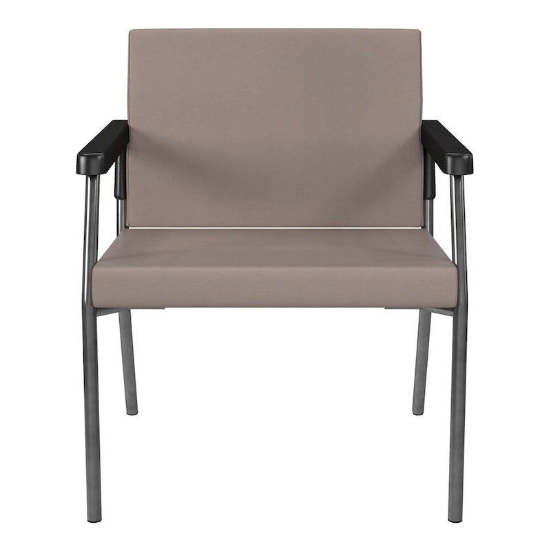 Bariatric Big and Tall Guest Chair - 400 lb Capacity with PU Arm Pads