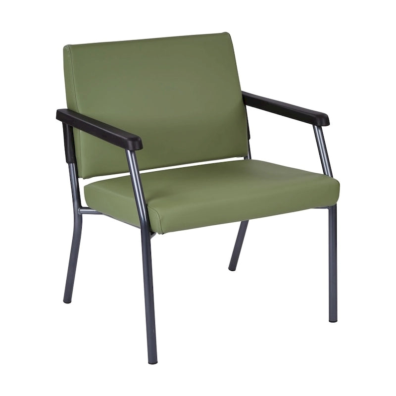 Bariatric Big and Tall Guest Chair - 400 lb Capacity with PU Arm Pads