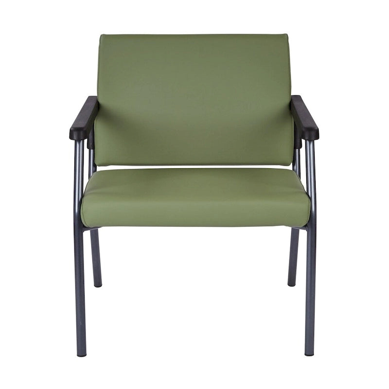 Bariatric Big and Tall Guest Chair - 400 lb Capacity with PU Arm Pads