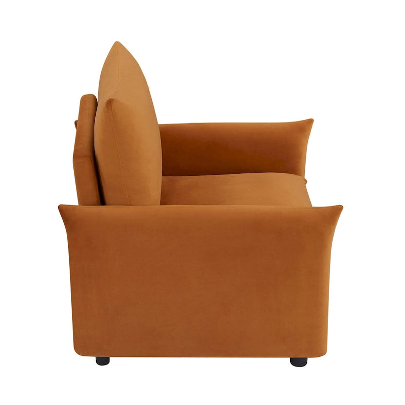 Modern Low-Profile Accent Lounge Armchair 33"W - Set of 2