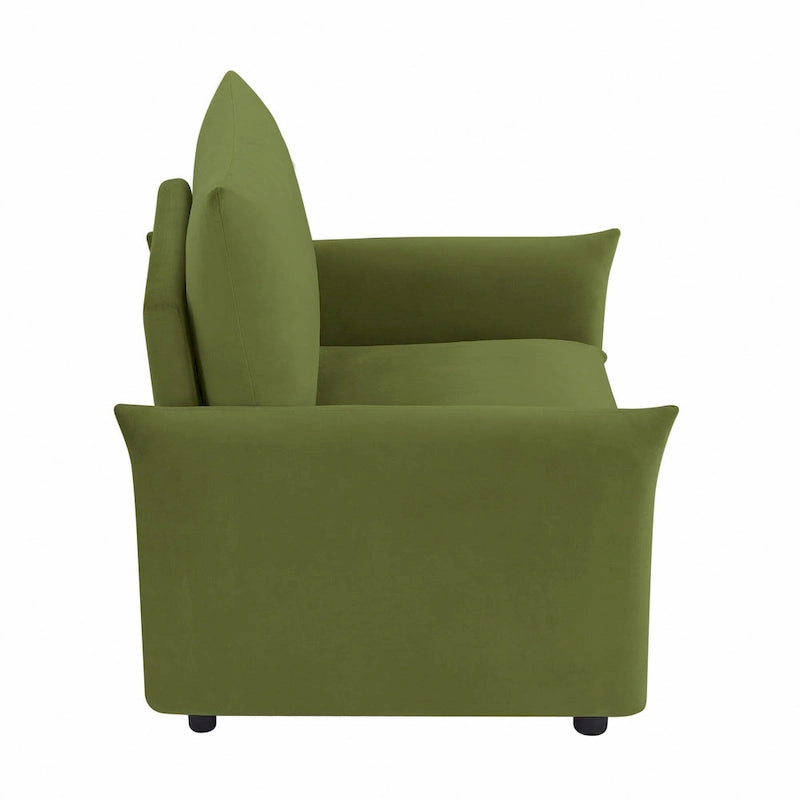 Modern Low-Profile Accent Lounge Armchair 33"W - Set of 2