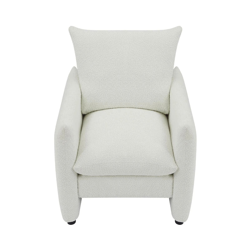 Modern Low-Profile Accent Lounge Armchair 33"W - Set of 2