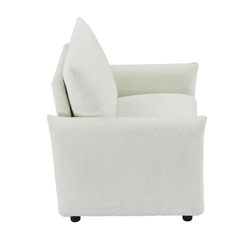 Modern Low-Profile Accent Lounge Armchair 33"W - Set of 2