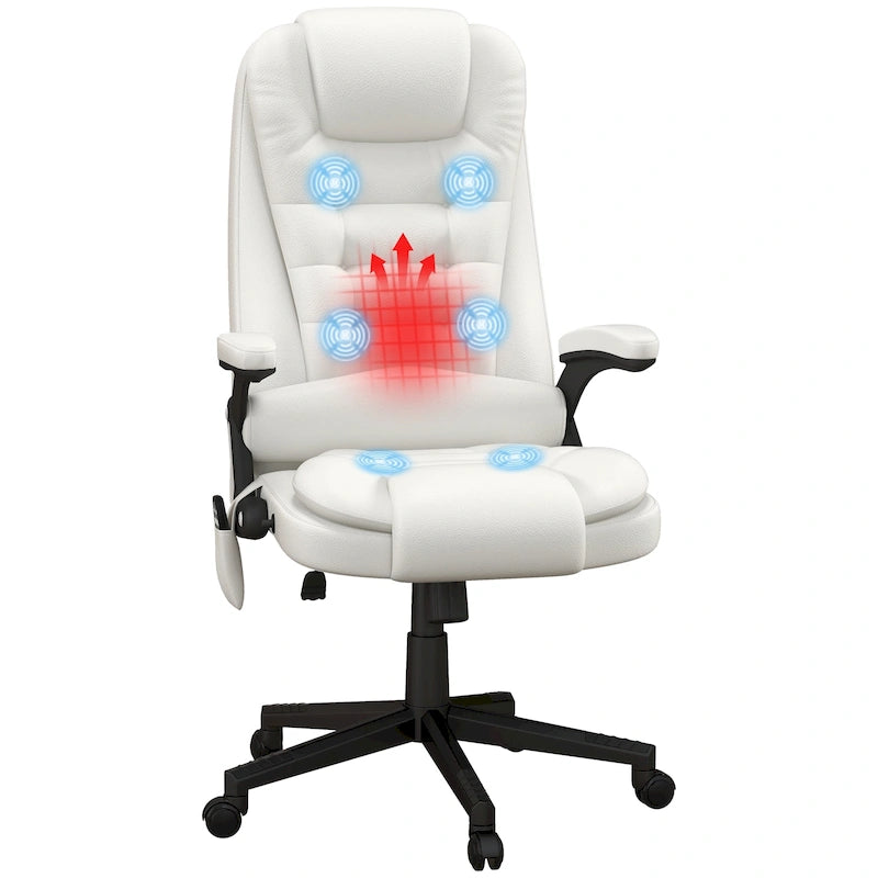 High Back Massage Office Chair with Heat and Remote